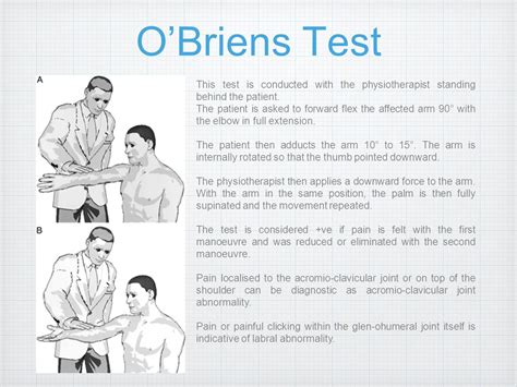 special test for labral tear shoulder|o'brien's test vs empty can.